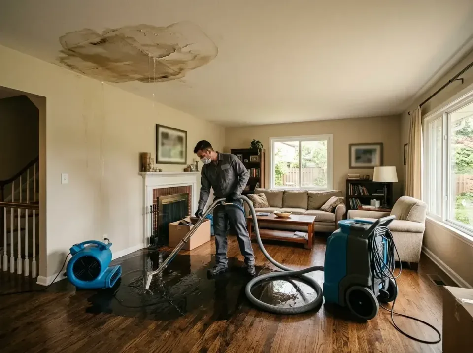 attic-pipe-burst-ceiling-drip-008 — frequently asked questions, Water Damage Restoration & Carpet Care in Langley Park, MD